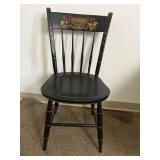 Stenciled Plank Seat Chair