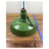 Green Enamel Light Fixture
