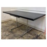 Jacobs desk with chrome legs 1dr  60x30x30