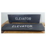 Elevator Sign LED Back Light /needs rewiring