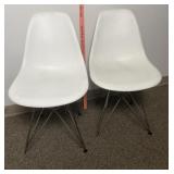 Eames DSR Round Back Chairs