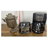 Brass Coffee Maker/ Mr.Coffee coffee maker/