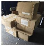 7 cases cubed folding boxes