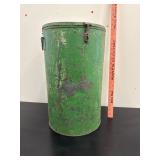 Country store Early flower tin  green