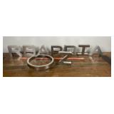 Chrome Backlight Letters