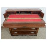 Early Mahogany Butler Secretary Desk 43/20/37