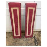2 window valances 48x12