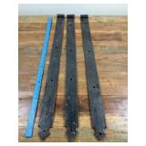 Three Iron Strap Hinges 36in