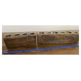 2 Farmhouse sugar mold Candle holders