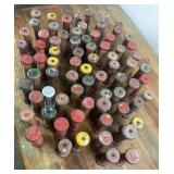 Box of Wooden Spools
