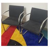 Brueton Tubular Sled Chairs