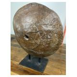 Walnut Burl wheel? Iron Base (ancient burl wheel?)