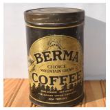 Vintage Berma Coffee Can