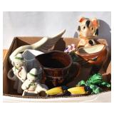 Box of Vintage Japan Pottery