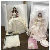 2 Barbie Dolls- Vera Wang Bride, Blushing Orchid