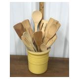 Pampered Chef kitchen utensils & holder
