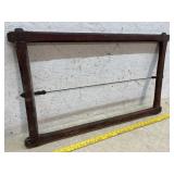 Wood Shingle Saw with Old Red Paint