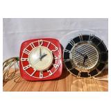 Vintage GE Telechron & Spartus Wall Clocks. GE