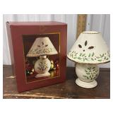 Lenox Holiday candle lamp