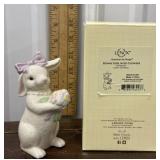 Lenox carriage egg and bunny girl with flowers