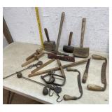 Early Tools/ Scribes, Mallets, Level