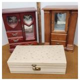 3 Jewelry Boxes
