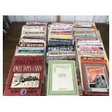 Sheet music- assorted, not all photographed *all