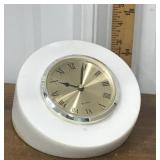 Marble base clock