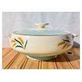 International Viking Blue Wheat Lidded Vegetable