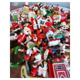 Vintage wooden Christmas ornaments