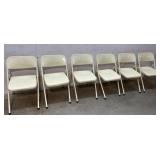 Set of Six Folding Chairs