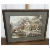 House of Lloyd cottage house print *frame not