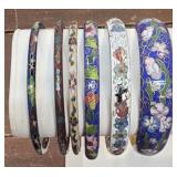 6 Cloisonne Bracelets