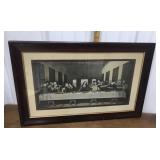 The Last Supper framed print *frame not perfect