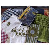 Vintage linens/towels, curtains etc