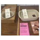 Pampered chef - Mini baking bowl, 9in-13in baker