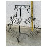 Half Round Iron Plant Stand