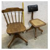 Two Office Chairs very Clean $ donated to candor