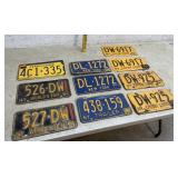 License Plates New York/ Pennsylvania