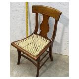 Early Tiger and Birds Eye Maple Chair