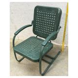 Checkered Board Spring Chair