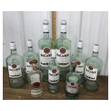 Bacardi bottle collection