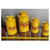 Patriotic Eagle/Flag 4 canister set