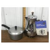 Westinghouse coffee maker, Club aluminum pot