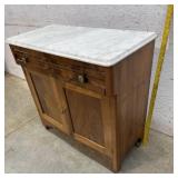 Marble Top Washstand With Key 32/16/31