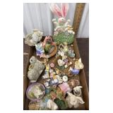 Easter rabbits and bears figures *not all perfect