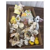 Easter rabbits, chicks figures decor *not all