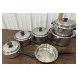 Flavorseal Cory stainless steel pan set73