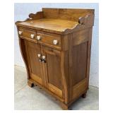 Early Pine Cupboard Two Door/Two Drawer 40/23/47