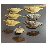 Victorian wooden drawer pulls hardware